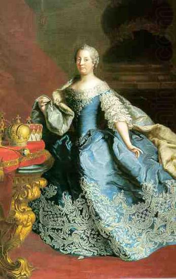 Portrait of Maria Theresia, unknow artist